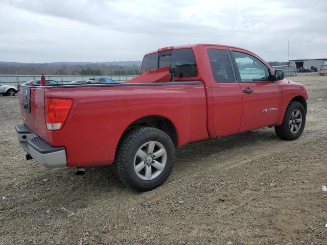 1N6BA0CH9BN304213 - 2011 NISSAN TITAN S RED photo 3