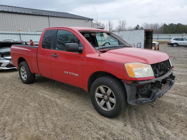 1N6BA0CH9BN304213 - 2011 NISSAN TITAN S RED photo 4