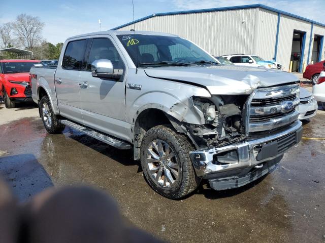 1FTEW1EF8GFB91858 - 2016 FORD F150 SUPERCREW SILVER photo 4