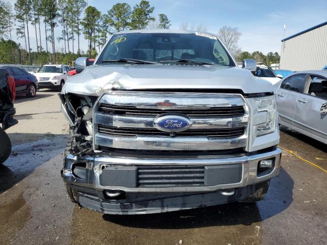 1FTEW1EF8GFB91858 - 2016 FORD F150 SUPERCREW SILVER photo 5