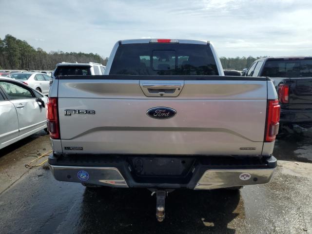 1FTEW1EF8GFB91858 - 2016 FORD F150 SUPERCREW SILVER photo 6