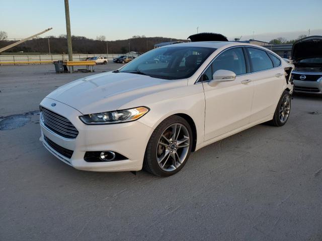 3FA6P0K99ER232580 - 2014 FORD FUSION TITANIUM WHITE photo 1