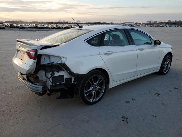 3FA6P0K99ER232580 - 2014 FORD FUSION TITANIUM WHITE photo 3