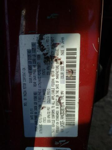 JM3ER2AM4B0367874 - 2011 MAZDA CX-7 RED photo 14