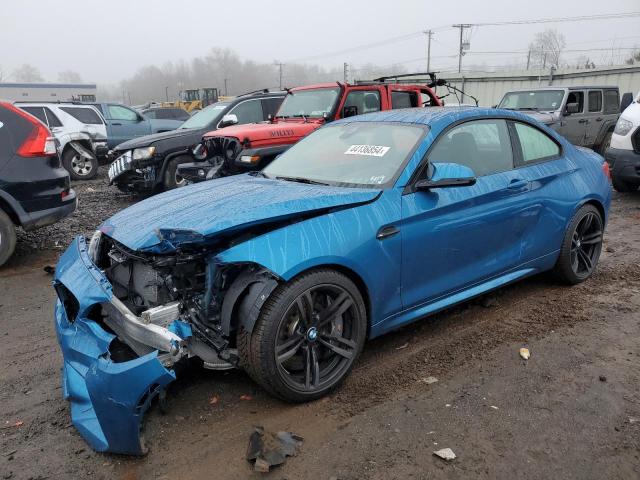 WBS2U7C07M7J70654 - 2021 BMW M2 COMPETITION BLUE photo 1