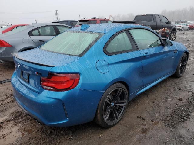 WBS2U7C07M7J70654 - 2021 BMW M2 COMPETITION BLUE photo 3