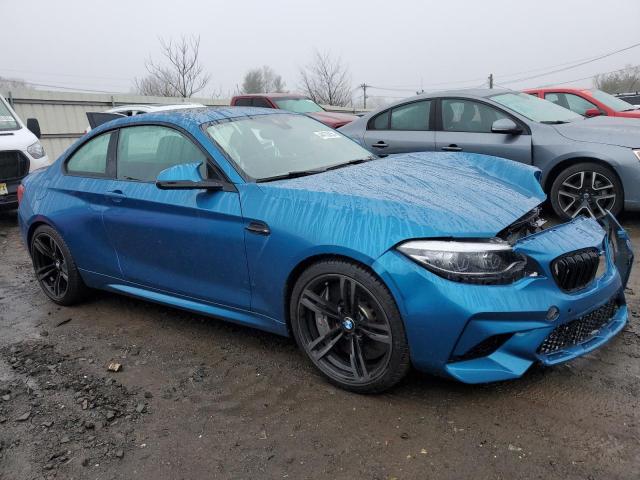 WBS2U7C07M7J70654 - 2021 BMW M2 COMPETITION BLUE photo 4