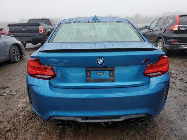 WBS2U7C07M7J70654 - 2021 BMW M2 COMPETITION BLUE photo 6