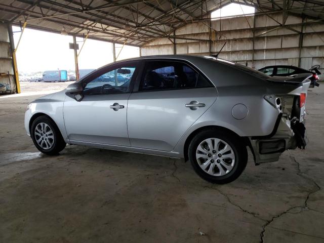 KNAFU4A28D5728046 - 2013 KIA FORTE EX SILVER photo 2