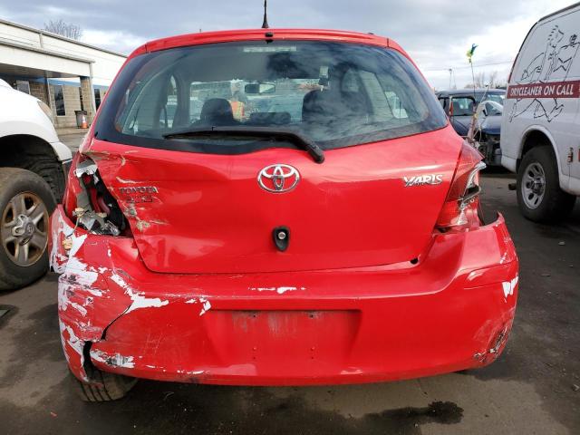 JTDJT903995236074 - 2009 TOYOTA YARIS RED photo 6