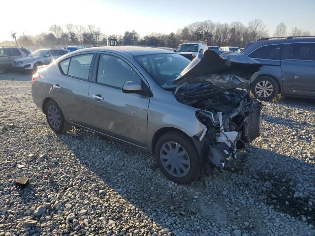 3N1CN7AP5EL845409 - 2014 NISSAN VERSA S GRAY photo 4