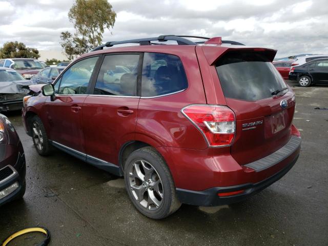 JF2SJAXC6GH550134 - 2016 SUBARU FORESTER 2.5I TOURING MAROON photo 2