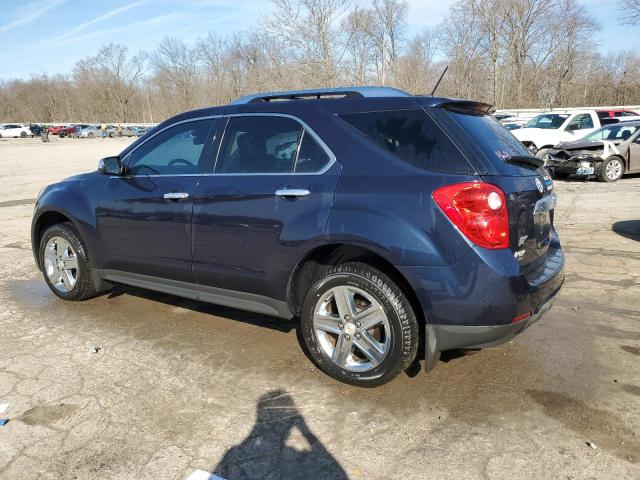 2GNFLHEK4F6148248 - 2015 CHEVROLET EQUINOX LTZ BLUE photo 2