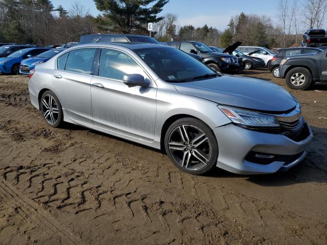 1HGCR3F91HA037494 - 2017 HONDA ACCORD TOURING SILVER photo 4