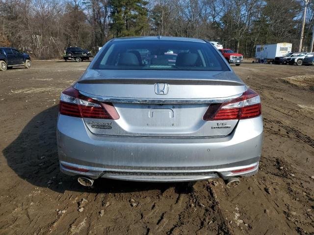 1HGCR3F91HA037494 - 2017 HONDA ACCORD TOURING SILVER photo 6