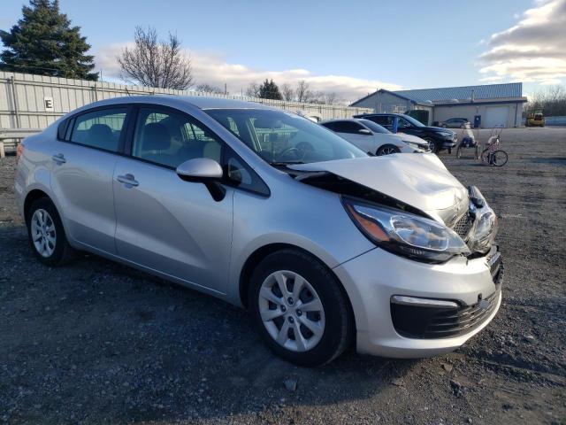 KNADM4A38H6119409 - 2017 KIA RIO LX SILVER photo 4