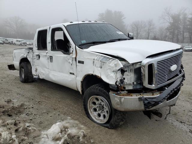 1FTWW31P67EB25863 - 2007 FORD F350 SRW SUPER DUTY WHITE photo 4