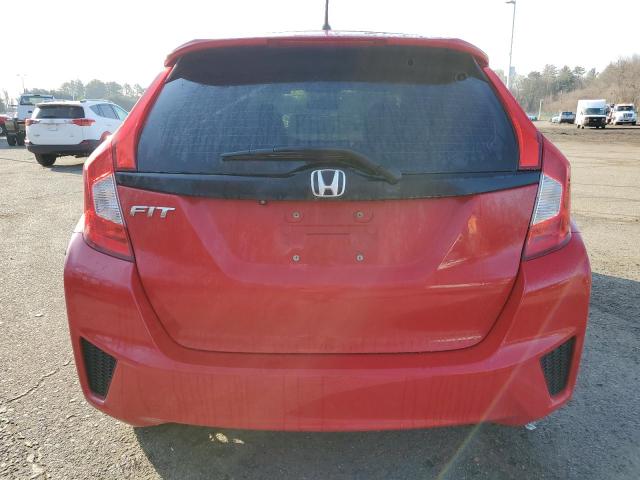 JHMGK5H56HS010083 - 2017 HONDA FIT LX RED photo 6