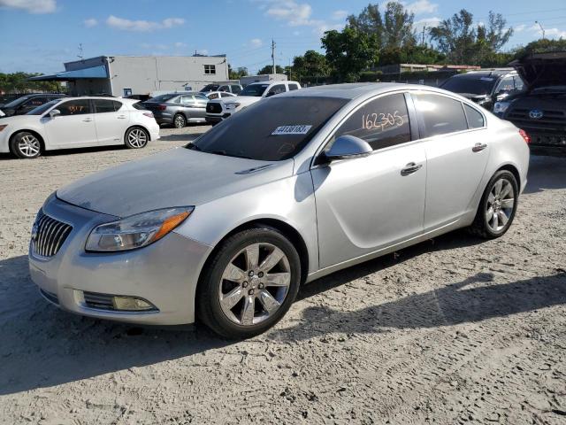 2G4GS5EV4D9135094 - 2013 BUICK REGAL PREMIUM SILVER photo 1