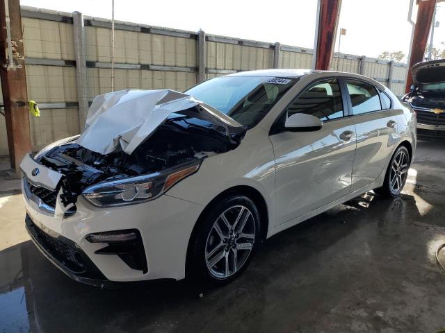 3KPF34AD8KE014751 - 2019 KIA FORTE GT LINE WHITE photo 1