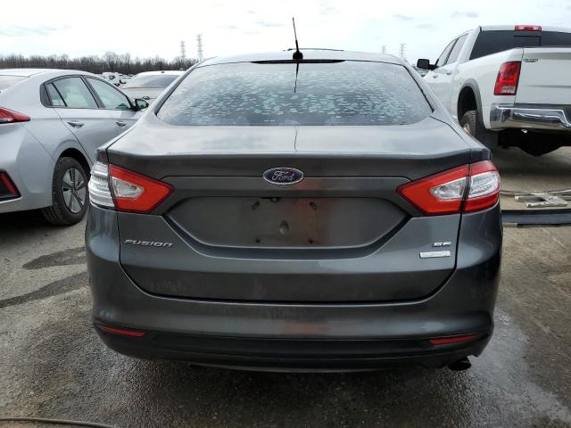 3FA6P0HD7GR151608 - 2016 FORD FUSION SE CHARCOAL photo 6