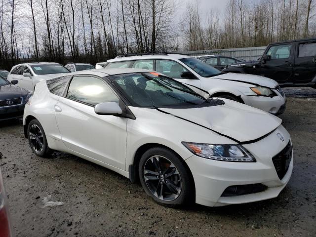 JHMZF1C60FS000958 - 2015 HONDA CR-Z EX WHITE photo 4