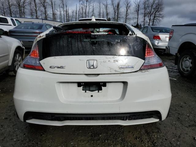 JHMZF1C60FS000958 - 2015 HONDA CR-Z EX WHITE photo 6