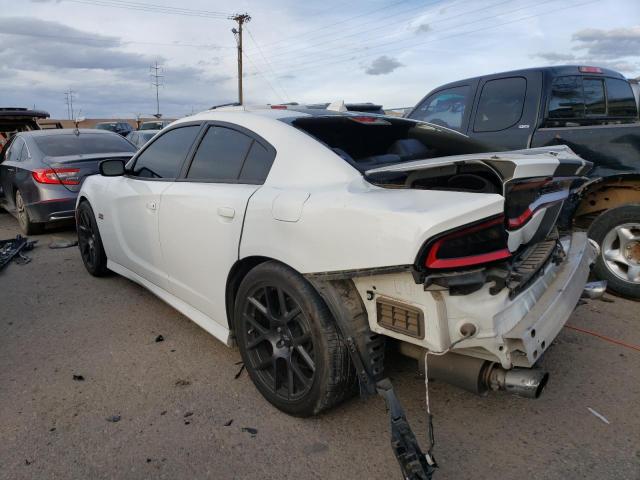 2C3CDXGJ2KH661766 - 2019 DODGE CHARGER SCAT PACK WHITE photo 2