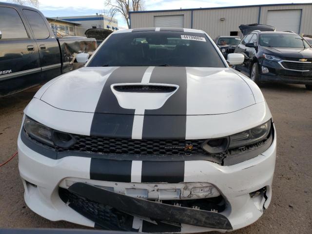 2C3CDXGJ2KH661766 - 2019 DODGE CHARGER SCAT PACK WHITE photo 5