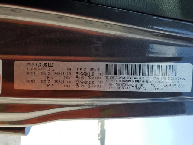 1C4HJXEGXJW305518 - 2018 JEEP WRANGLER U SAHARA GRAY photo 12