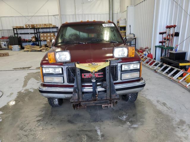 1GTEK14K2PZ543759 - 1993 GMC SIERRA K1500 BURGUNDY photo 5