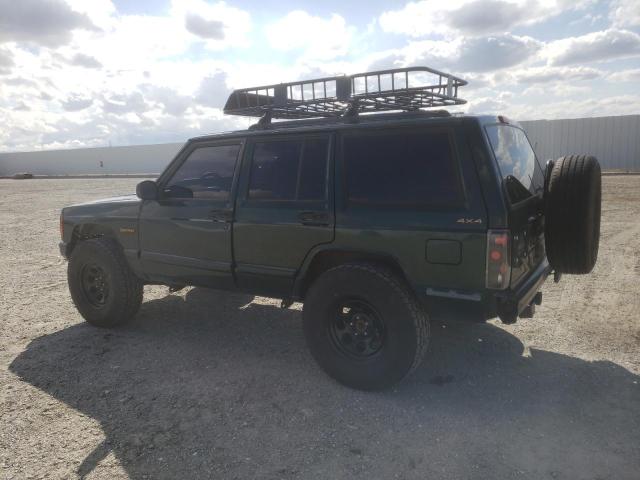 1J4FF68S7YL148572 - 2000 JEEP CHEROKEE LIMITED GREEN photo 2