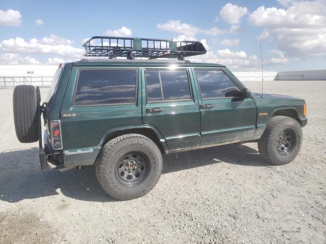 1J4FF68S7YL148572 - 2000 JEEP CHEROKEE LIMITED GREEN photo 3