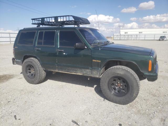 1J4FF68S7YL148572 - 2000 JEEP CHEROKEE LIMITED GREEN photo 4