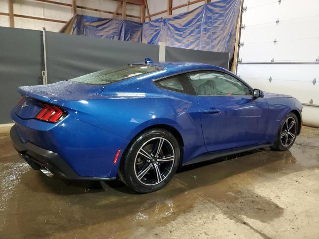 1FA6P8TH0R5107268 - 2024 FORD MUSTANG BLUE photo 3