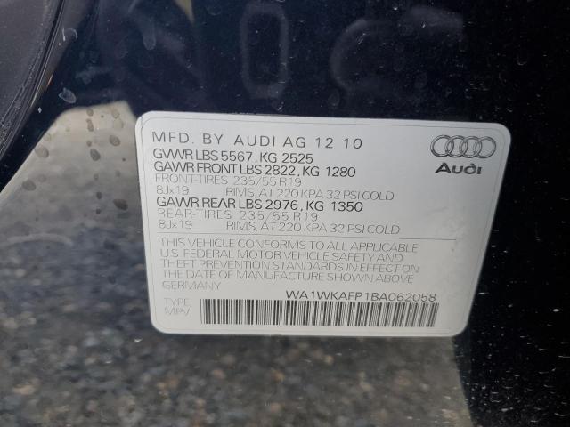 WA1WKAFP1BA062058 - 2011 AUDI Q5 PRESTIGE 蓝色 照片 14