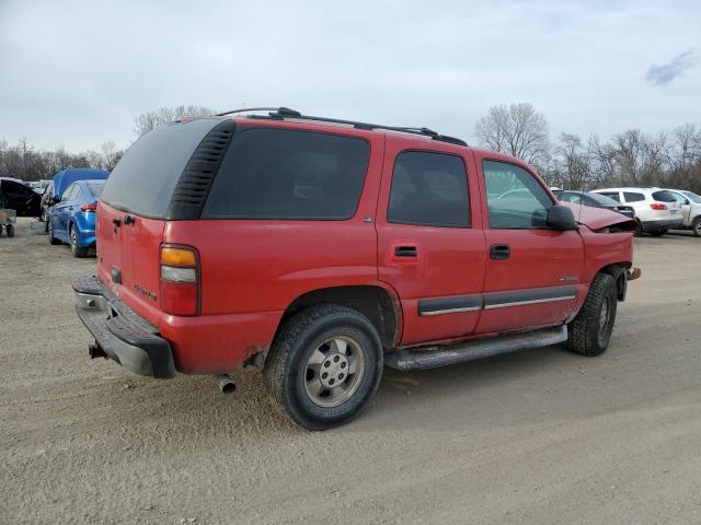 1GNEK13TX1J129524 - 2001 CHEVROLET TAHOE K1500 RED photo 3