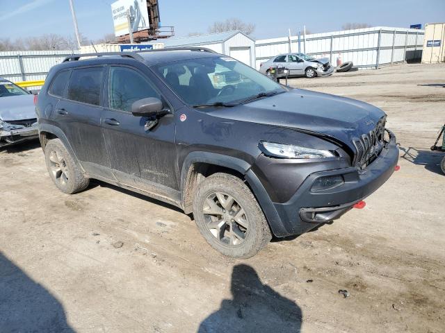 1C4PJMBSXEW179699 - 2014 JEEP CHEROKEE TRAILHAWK ნაცრისფერი ფოტო 4