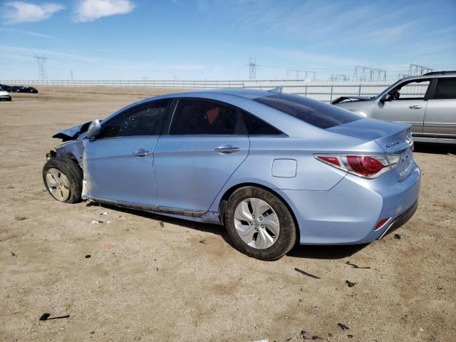 KMHEC4A47DA088983 - 2013 HYUNDAI SONATA HYBRID BLUE photo 2