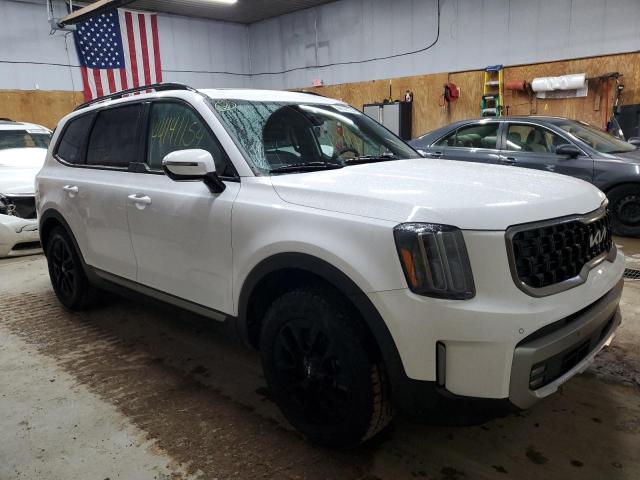 5XYP5DGC1PG330113 - 2023 KIA TELLURIDE SX WHITE photo 4