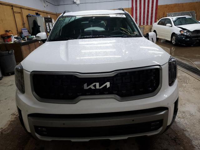 5XYP5DGC1PG330113 - 2023 KIA TELLURIDE SX WHITE photo 5