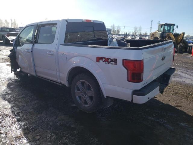 1FTEW1E48KFD20401 - 2019 FORD F150 SUPERCREW WHITE photo 2