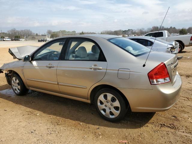 KNAFE221495616178 - 2009 KIA SPECTRA EX GOLD photo 2