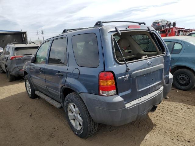 1FMCU93145KA91436 - 2005 FORD ESCAPE XLT BLUE photo 2