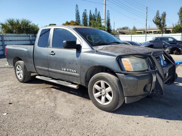 1N6BA06A78N330722 - 2008 NISSAN TITAN XE GRAY photo 4