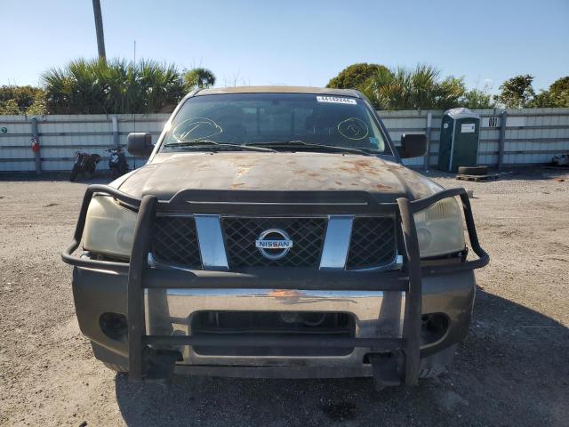 1N6BA06A78N330722 - 2008 NISSAN TITAN XE GRAY photo 5