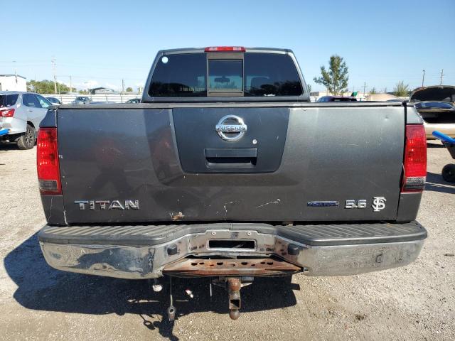 1N6BA06A78N330722 - 2008 NISSAN TITAN XE GRAY photo 6