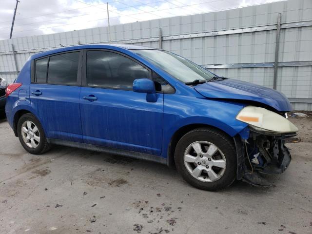 3N1BC13E08L402857 - 2008 NISSAN VERSA S BLUE photo 4