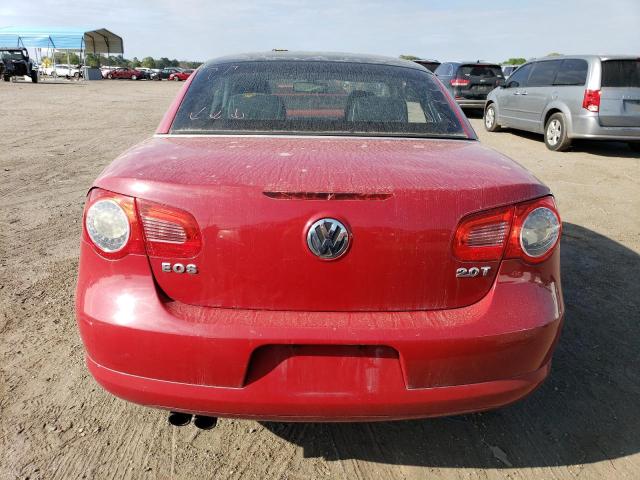 WVWDA71F27V003912 - 2007 VOLKSWAGEN EOS 2.0T SPORT RED photo 6