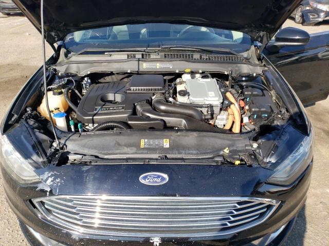 3FA6P0LU5HR285557 - 2017 FORD FUSION SE HYBRID BLACK photo 11